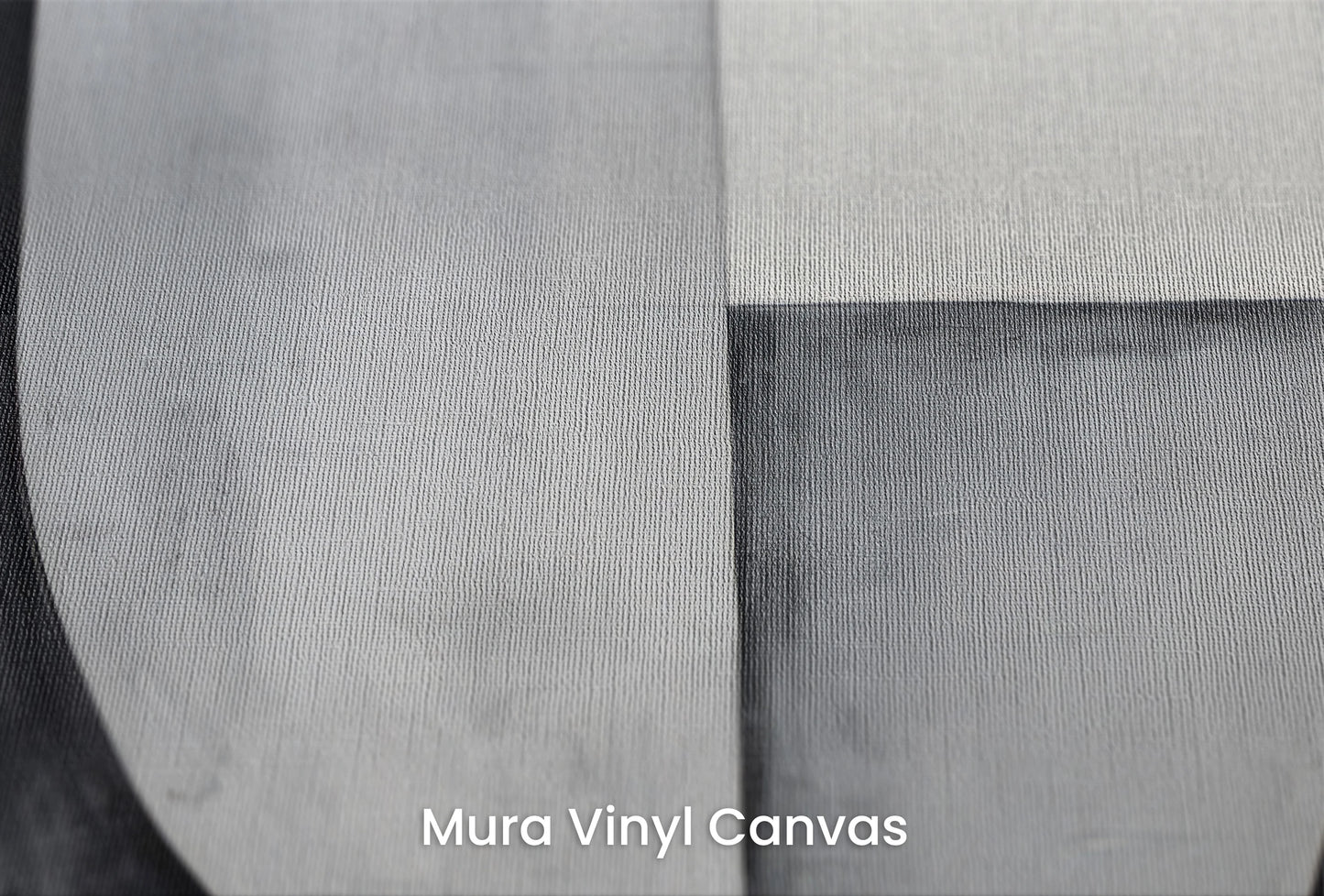 Zbliżenie na artystyczną fototapetę o nazwie Soft Geometry #2 na podłożu Mura Vinyl Canvas - faktura naturalnego płótna.