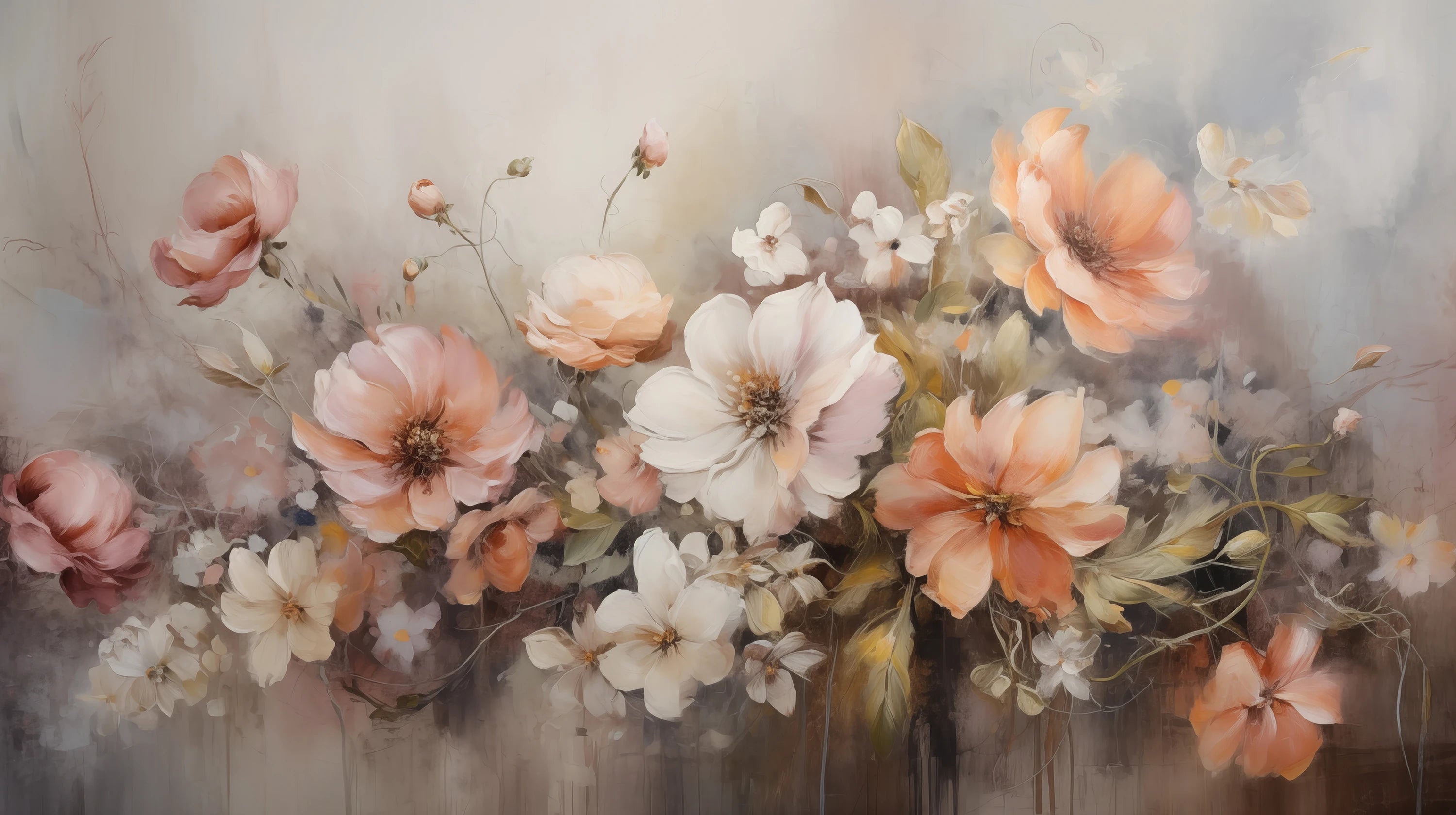 Mustervorschau: Prezentacja całego wzoru fototapety o nazwie Soft Pastel Harmony