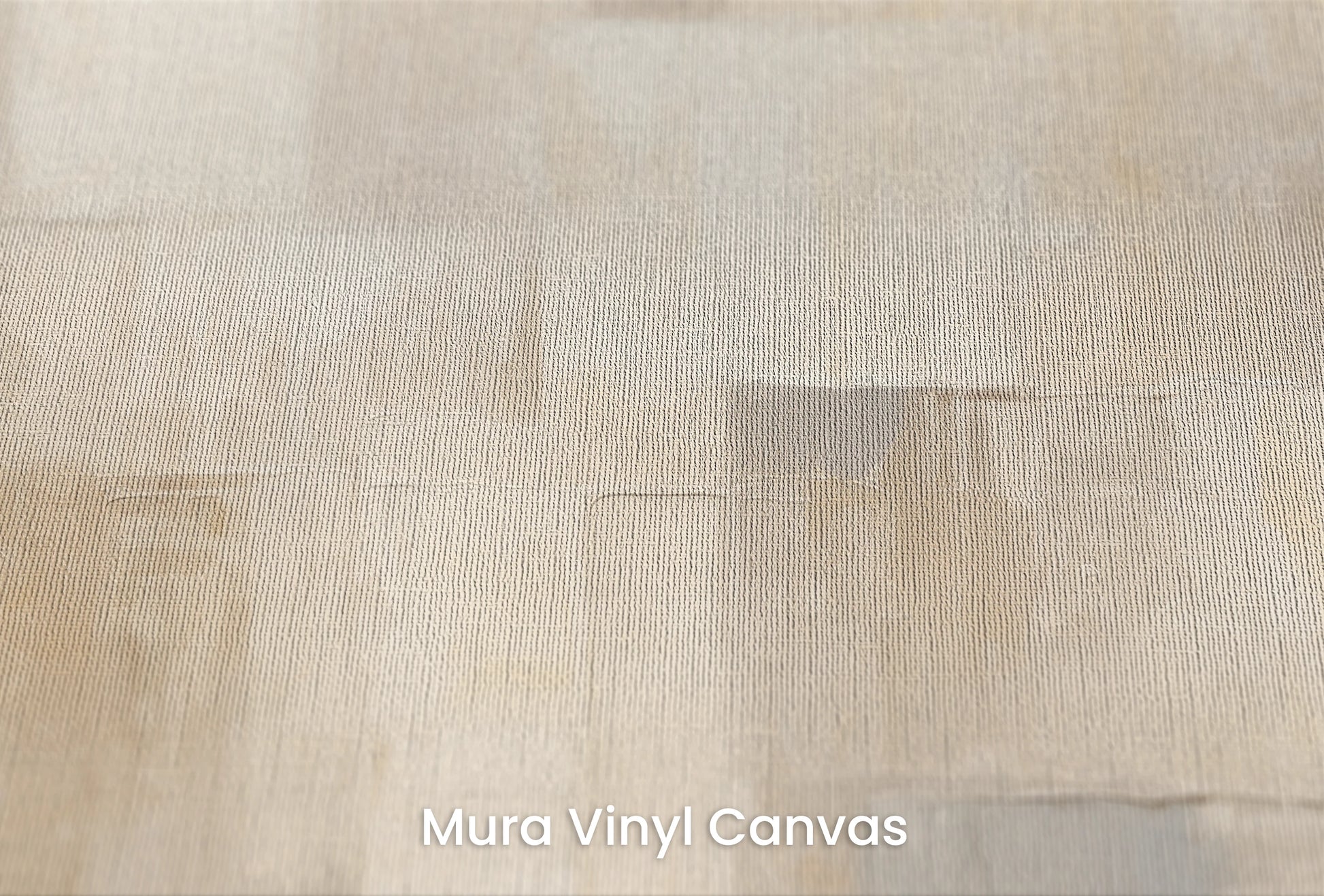 Zbliżenie na artystyczną fototapetę o nazwie Neutral Blocks na podłożu Mura Vinyl Canvas - faktura naturalnego płótna.