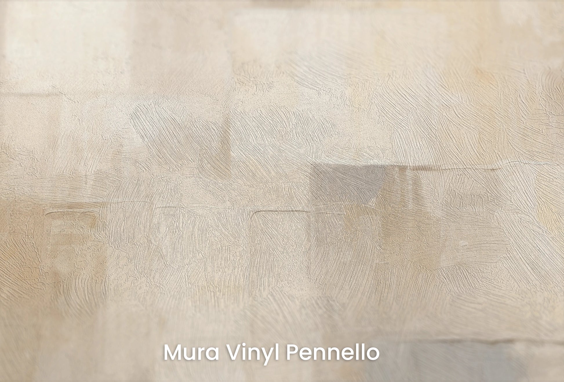 Zbliżenie na artystyczną fototapetę o nazwie Neutral Blocks na podłożu Mura Vinyl Pennello - faktura pociągnięć pędzla malarskiego.