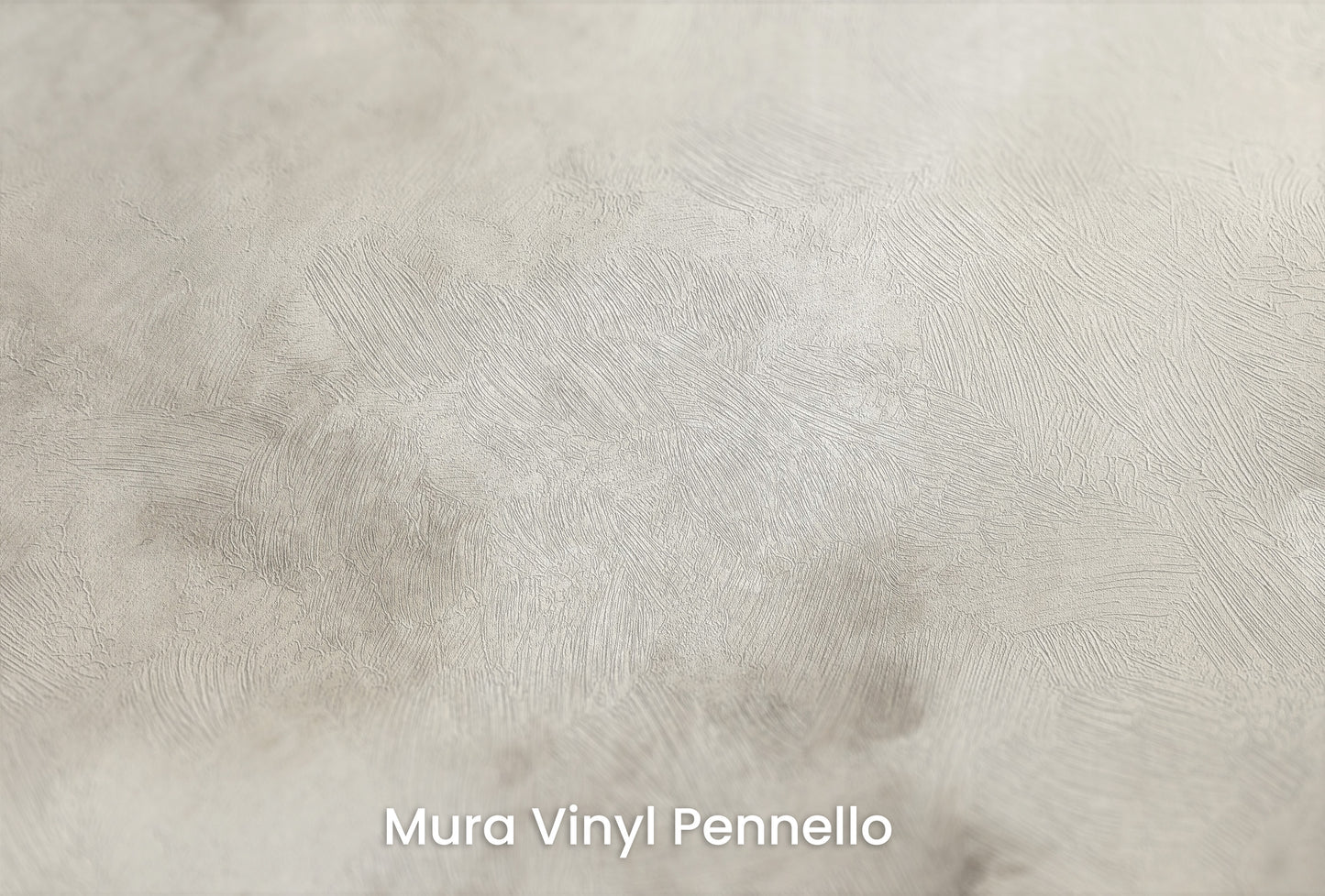 Zbliżenie na artystyczną fototapetę o nazwie WHISPERING CLOUDS na podłożu Mura Vinyl Pennello - faktura pociągnięć pędzla malarskiego.