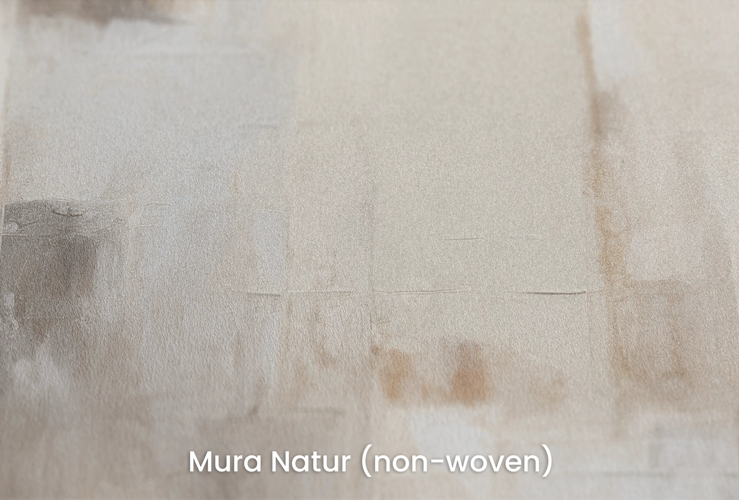 Zbliżenie na artystyczną fototapetę o nazwie Cream Harmony na podłożu Mura Natur (non-woven) - naturalne i ekologiczne podłoże.