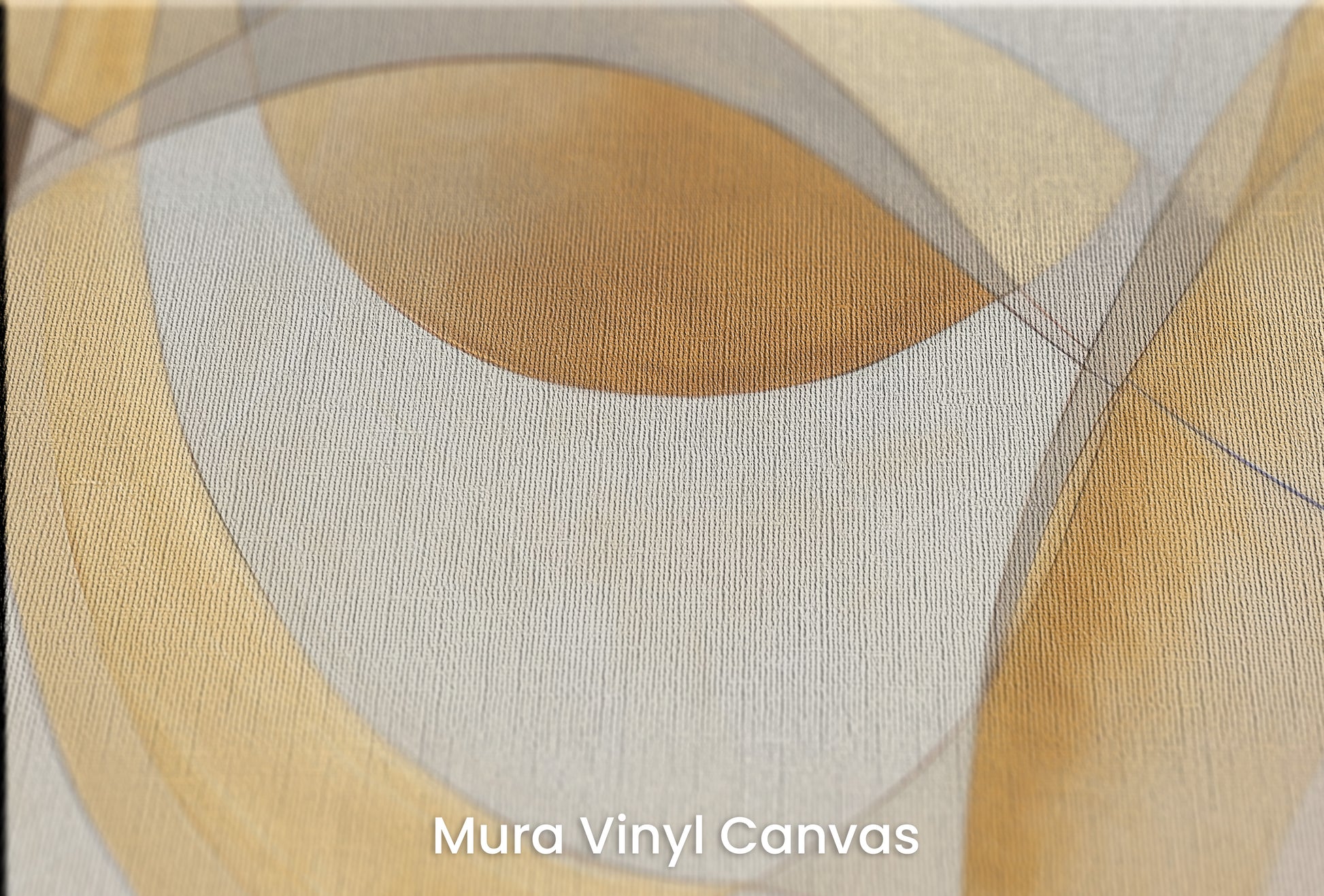Zbliżenie na artystyczną fototapetę o nazwie SWIRLING SPECTRUM ELEGANCE na podłożu Mura Vinyl Canvas - faktura naturalnego płótna.
