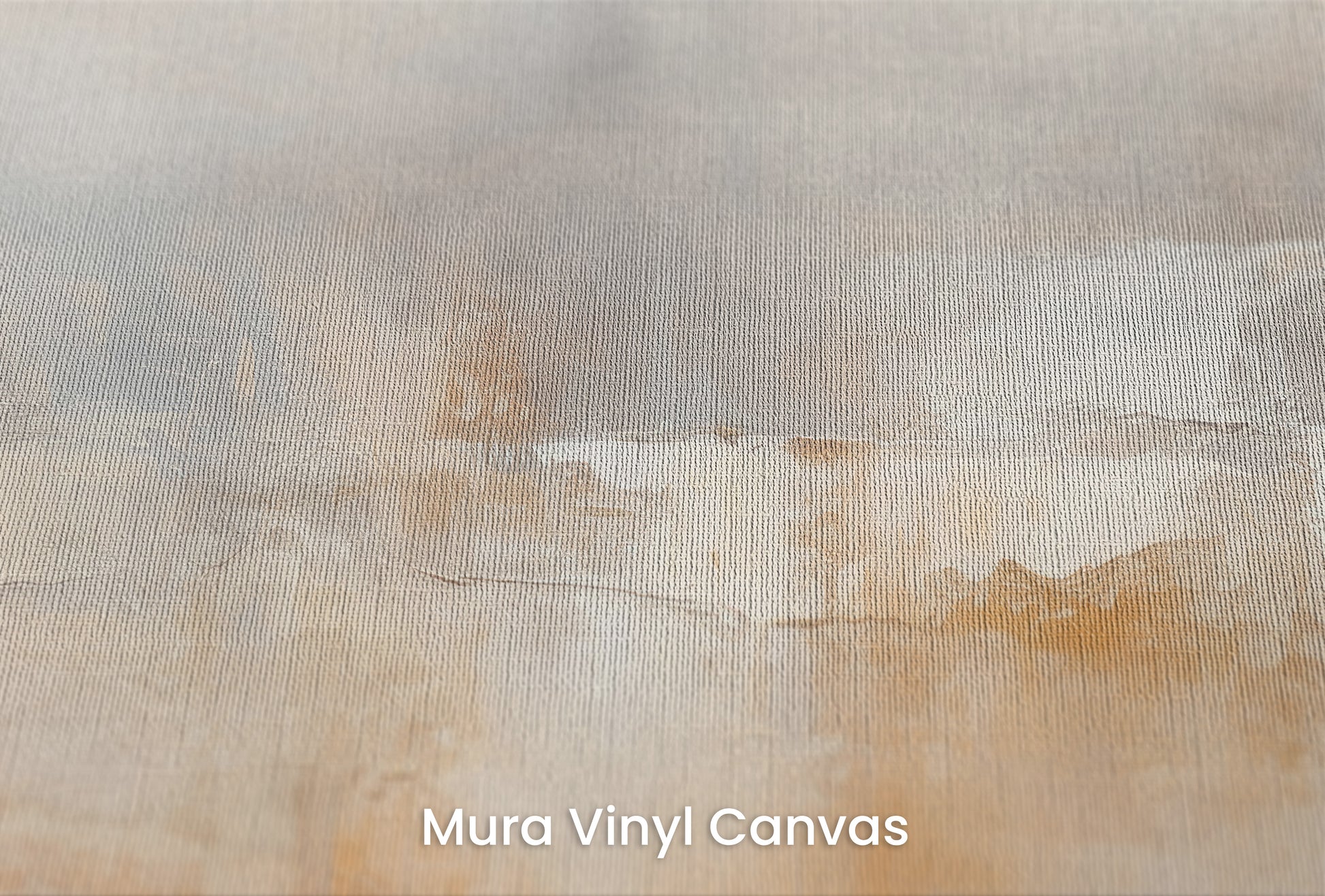 Zbliżenie na artystyczną fototapetę o nazwie SILENT DAWN WHISPERS na podłożu Mura Vinyl Canvas - faktura naturalnego płótna.