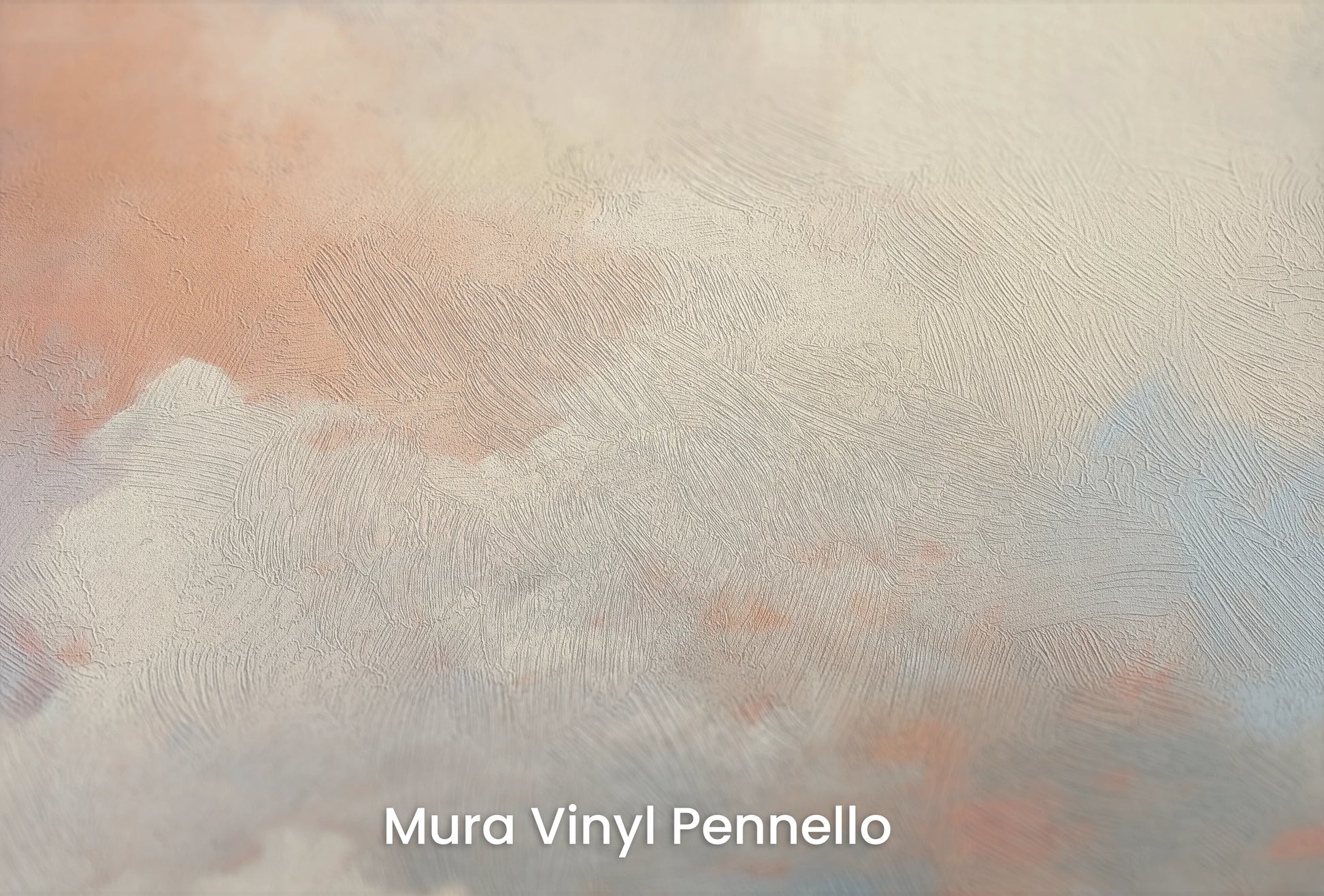 Zbliżenie na artystyczną fototapetę o nazwie Golden Flame na podłożu Mura Vinyl Pennello - faktura pociągnięć pędzla malarskiego.