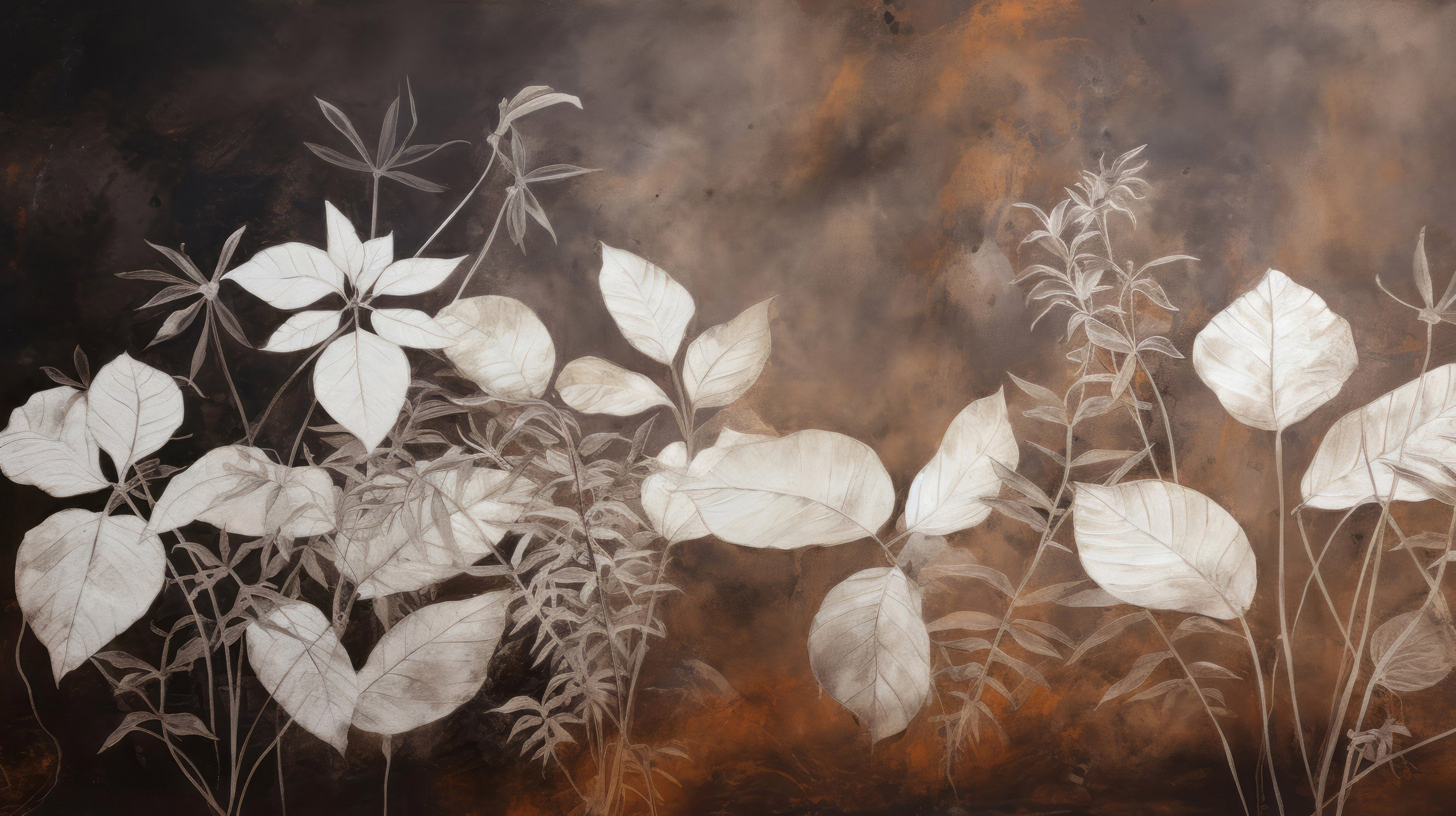 Podgląd wzoru: Prezentacja całego wzoru fototapety o nazwie Botanical Elegance #2
