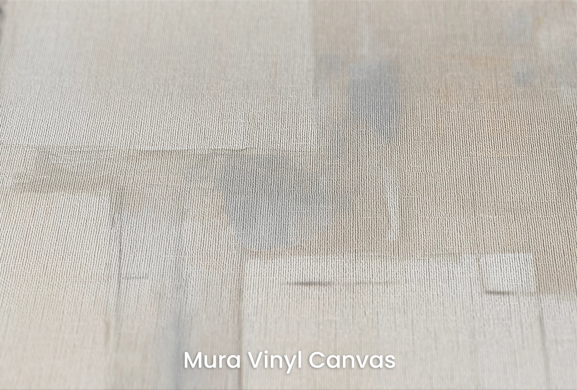 Zbliżenie na artystyczną fototapetę o nazwie Clear Squares na podłożu Mura Vinyl Canvas - faktura naturalnego płótna.