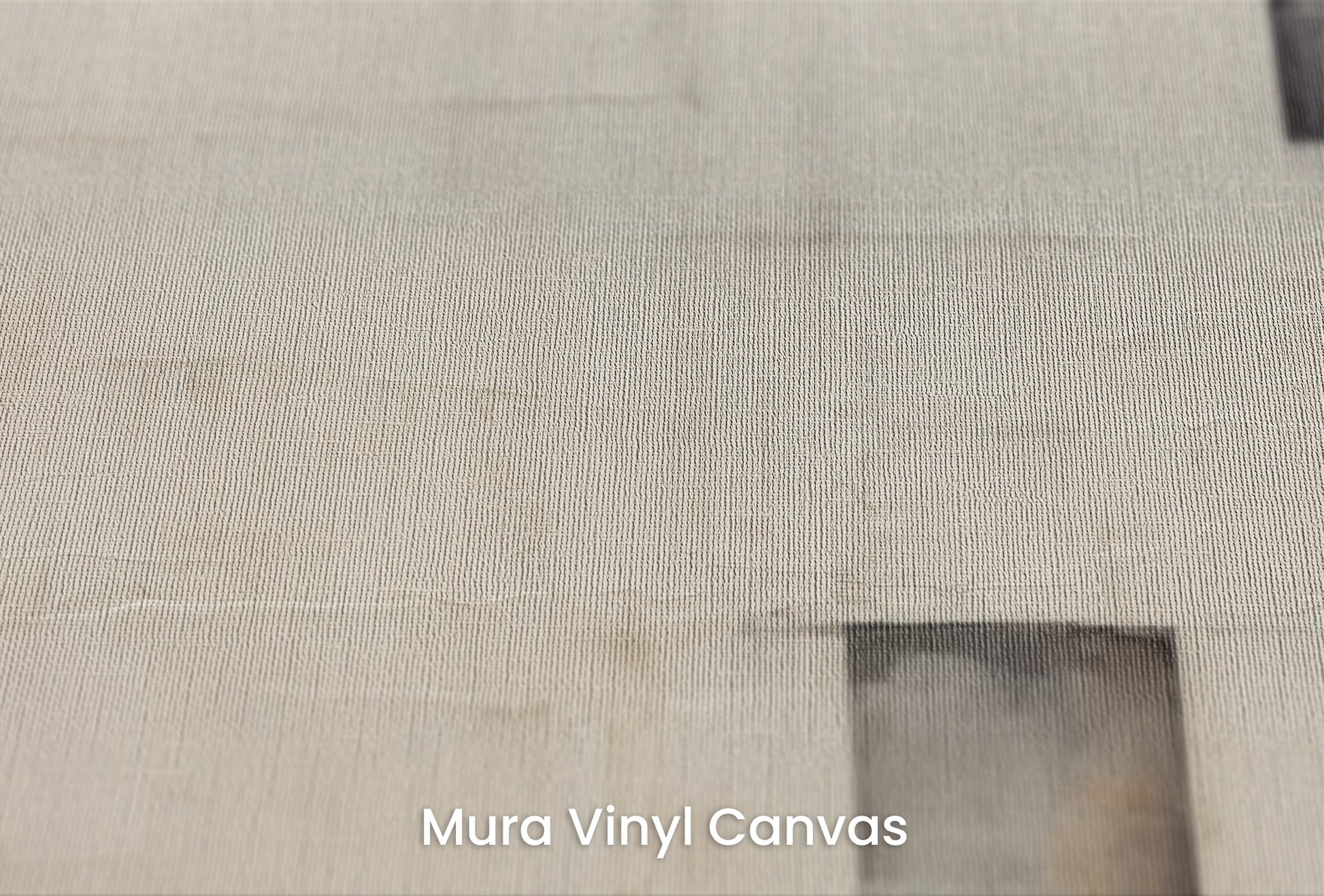 Zbliżenie na artystyczną fototapetę o nazwie Balanced Composition na podłożu Mura Vinyl Canvas - faktura naturalnego płótna.