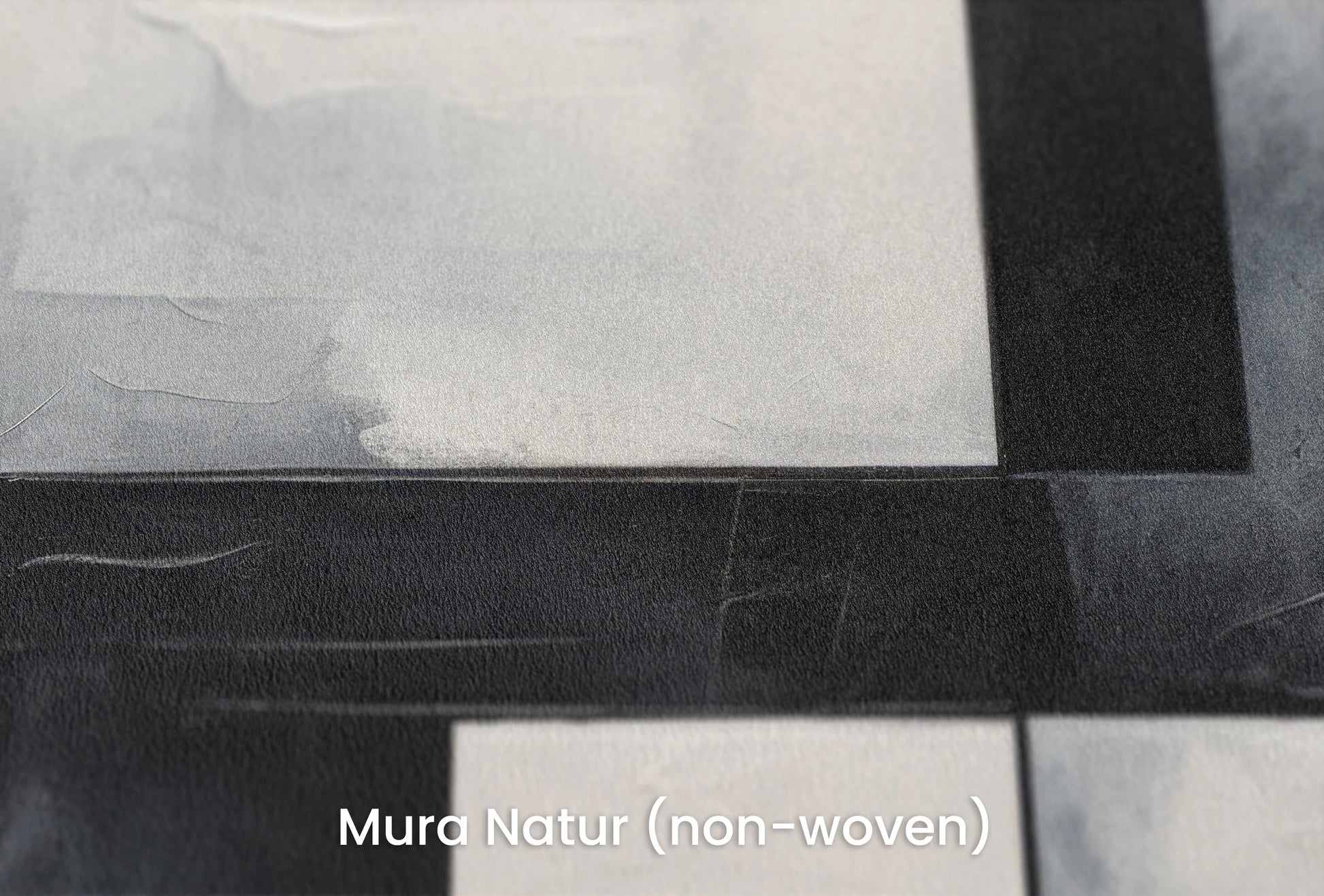 Zbliżenie na artystyczną fototapetę o nazwie Monochrome Slice na podłożu Mura Natur (non-woven) - naturalne i ekologiczne podłoże.