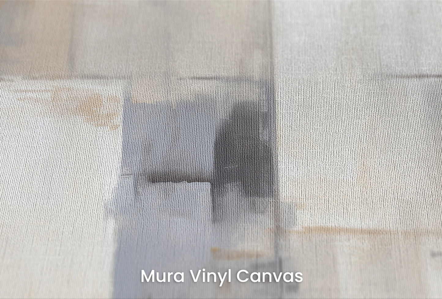 Zbliżenie na artystyczną fototapetę o nazwie Muted Tones na podłożu Mura Vinyl Canvas - faktura naturalnego płótna.