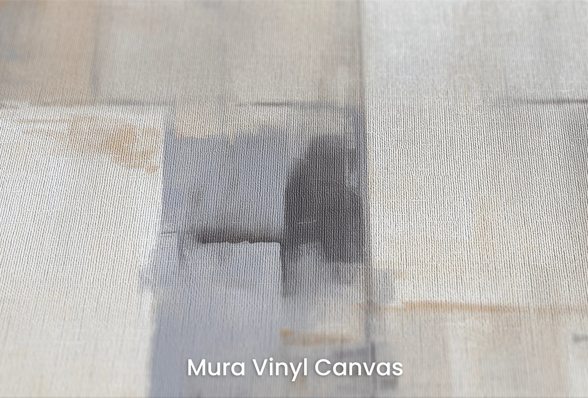 Zbliżenie na artystyczną fototapetę o nazwie Muted Tones na podłożu Mura Vinyl Canvas - faktura naturalnego płótna.