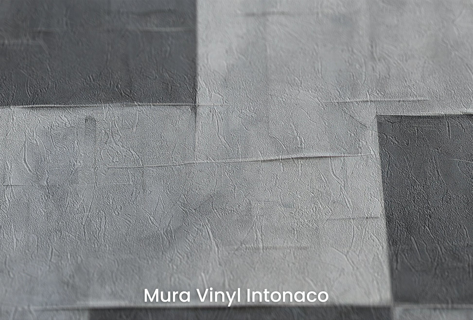 Zbliżenie na artystyczną fototapetę o nazwie Shades of Monochrome na podłożu Mura Vinyl Intonaco - struktura tartego tynku.