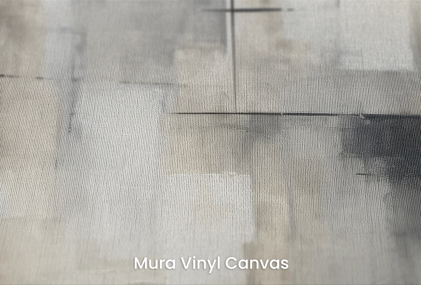 Zbliżenie na artystyczną fototapetę o nazwie Dark Interlude na podłożu Mura Vinyl Canvas - faktura naturalnego płótna.