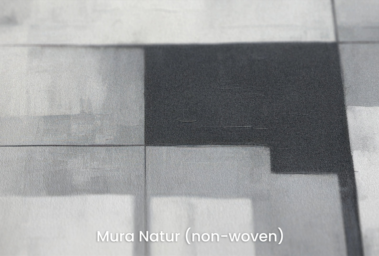 Zbliżenie na artystyczną fototapetę o nazwie Monochromatic Elegance #2 na podłożu Mura Natur (non-woven) - naturalne i ekologiczne podłoże.