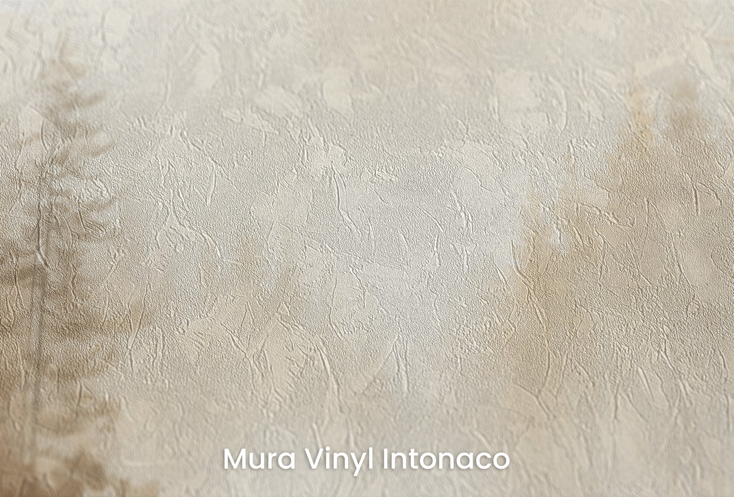 Zbliżenie na artystyczną fototapetę o nazwie AUTUMNAL HAZE TRAIL MURAL na podłożu Mura Vinyl Intonaco - struktura tartego tynku.