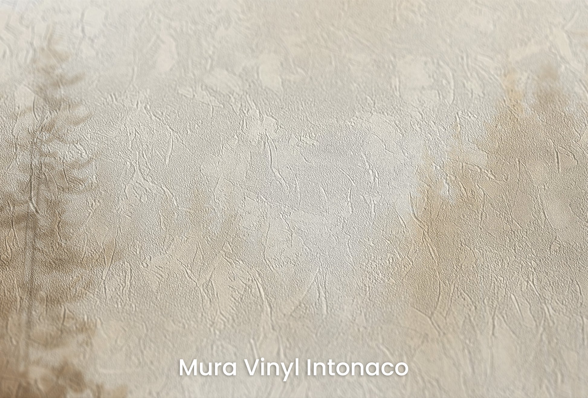 Zbliżenie na artystyczną fototapetę o nazwie AUTUMNAL HAZE TRAIL MURAL na podłożu Mura Vinyl Intonaco - struktura tartego tynku.