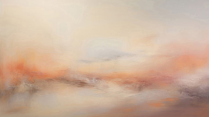 Prezentacja całego wzoru fototapety o nazwie MORNING MIST ABLAZE
