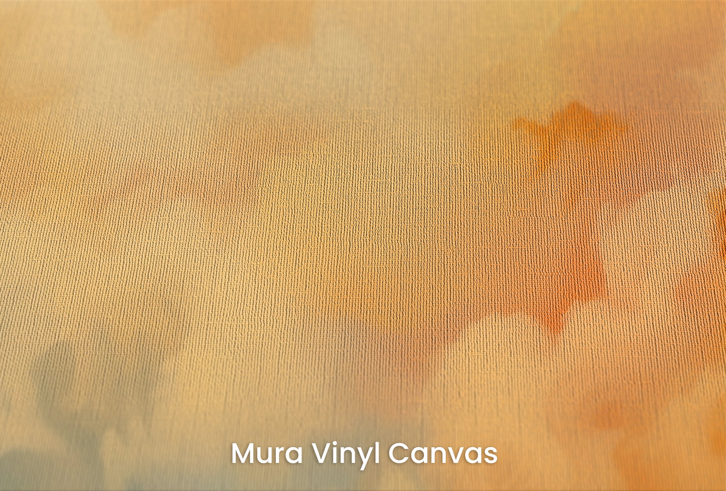 Zbliżenie na artystyczną fototapetę o nazwie Sunset Mirage na podłożu Mura Vinyl Canvas - faktura naturalnego płótna.