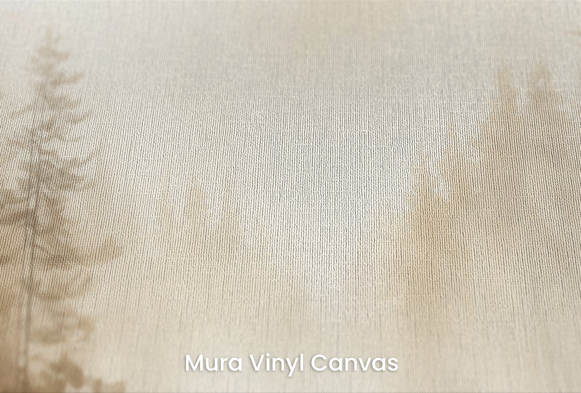 Zbliżenie na artystyczną fototapetę o nazwie AUTUMNAL HAZE TRAIL MURAL na podłożu Mura Vinyl Canvas - faktura naturalnego płótna.