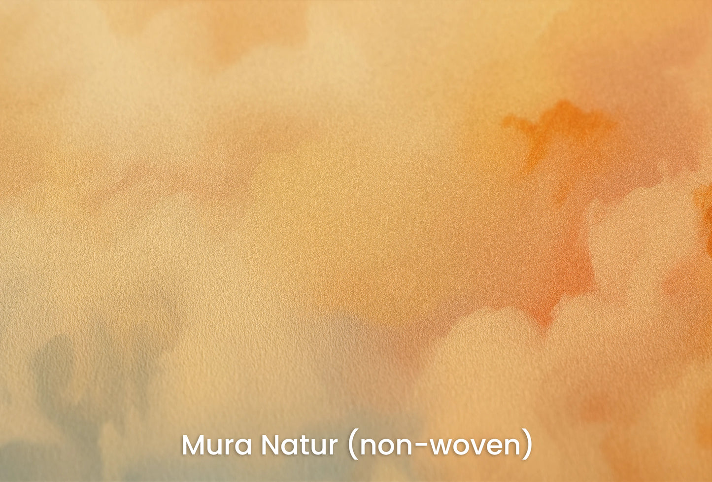 Zbliżenie na artystyczną fototapetę o nazwie Sunset Mirage na podłożu Mura Natur (non-woven) - naturalne i ekologiczne podłoże.