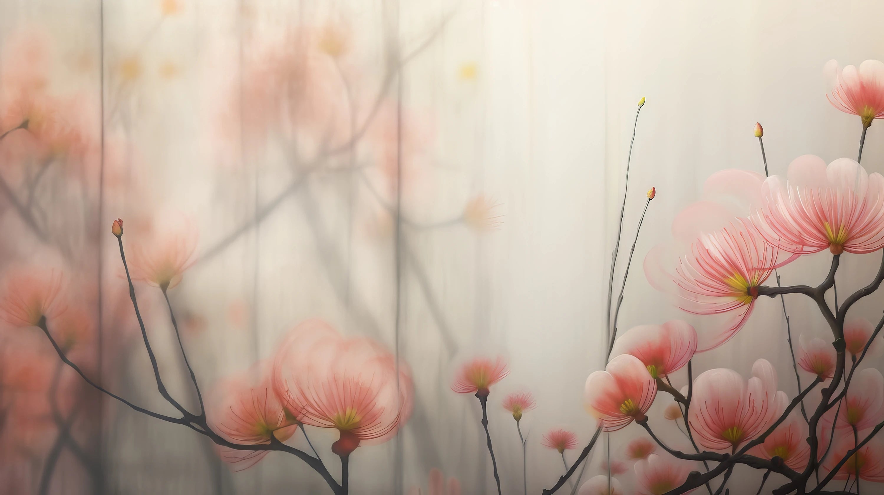 Podgląd wzoru: Prezentacja całego wzoru fototapety o nazwie Morning Blush