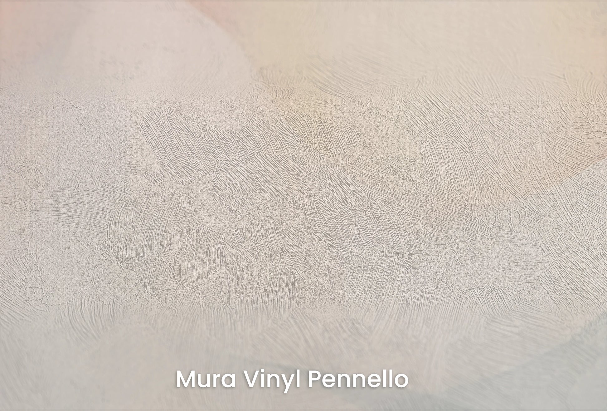 Zbliżenie na artystyczną fototapetę o nazwie Abstract Mingle na podłożu Mura Vinyl Pennello - faktura pociągnięć pędzla malarskiego.