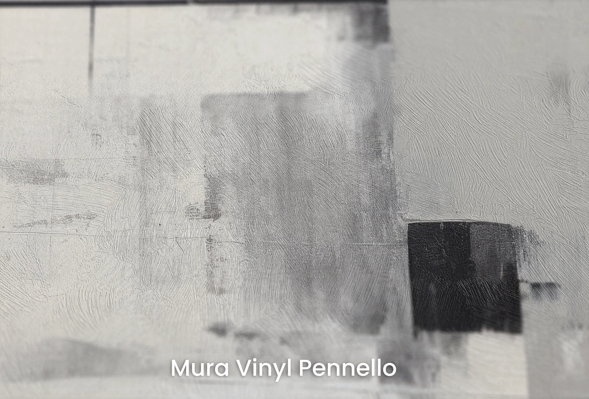 Zbliżenie na artystyczną fototapetę o nazwie Bold Divide na podłożu Mura Vinyl Pennello - faktura pociągnięć pędzla malarskiego.
