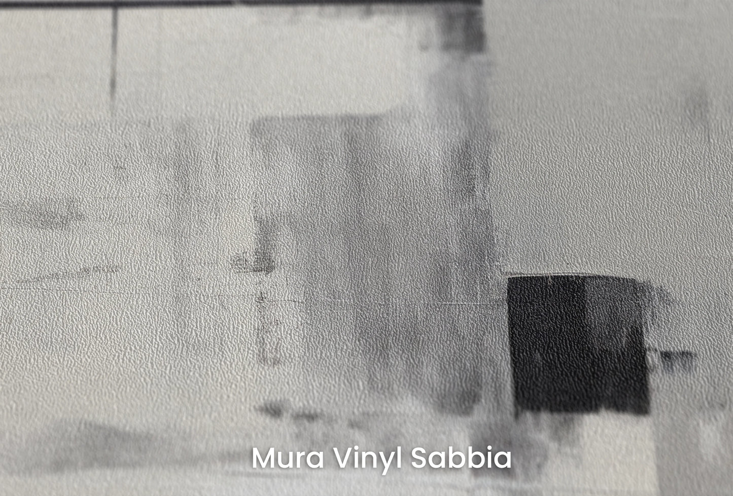Zbliżenie na artystyczną fototapetę o nazwie Bold Divide na podłożu Mura Vinyl Sabbia struktura grubego ziarna piasku.