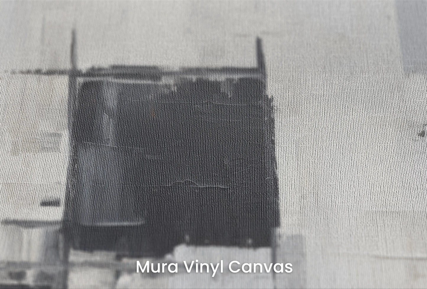 Zbliżenie na artystyczną fototapetę o nazwie Stark Contrast #2 na podłożu Mura Vinyl Canvas - faktura naturalnego płótna.