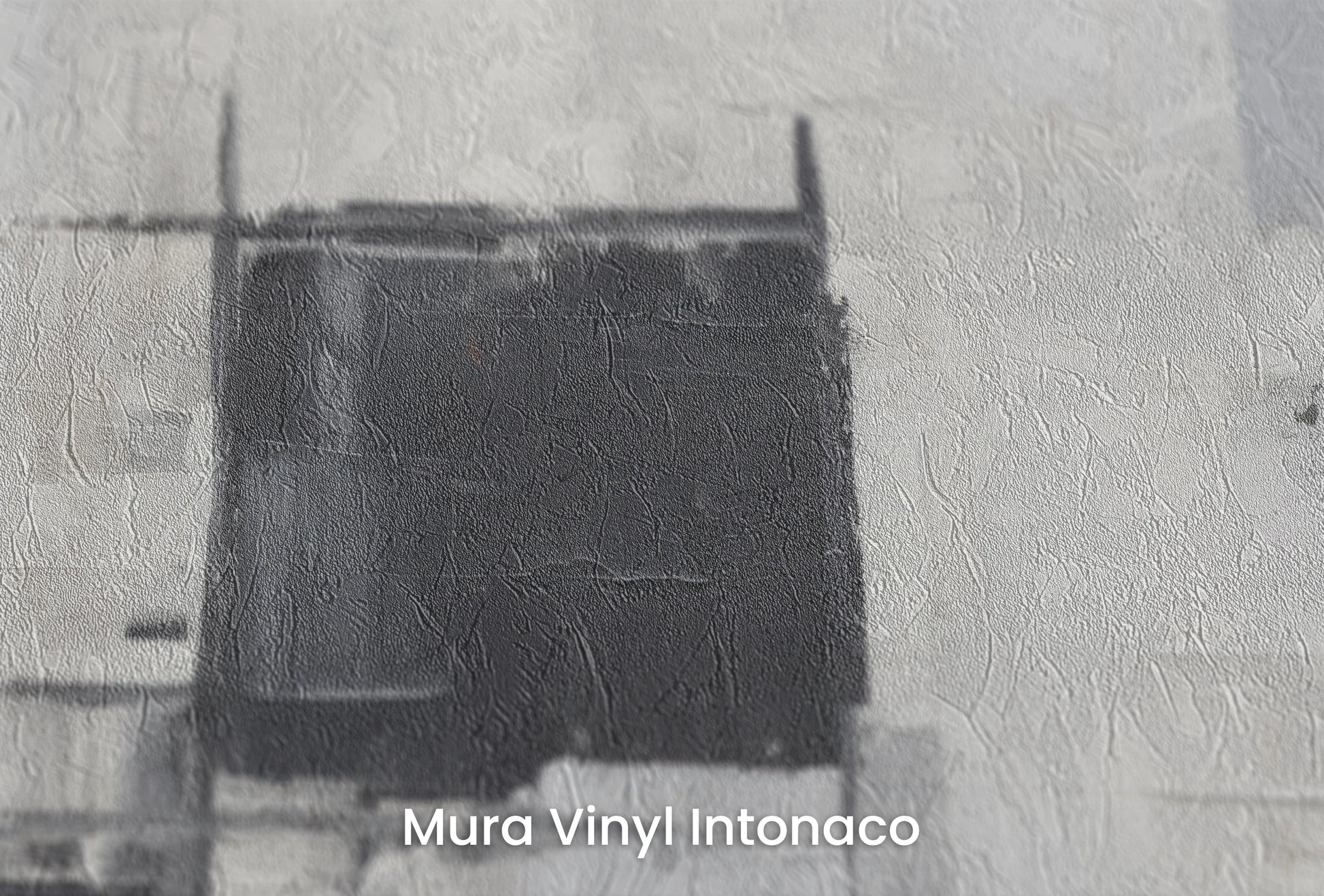 Zbliżenie na artystyczną fototapetę o nazwie Stark Contrast #2 na podłożu Mura Vinyl Intonaco - struktura tartego tynku.