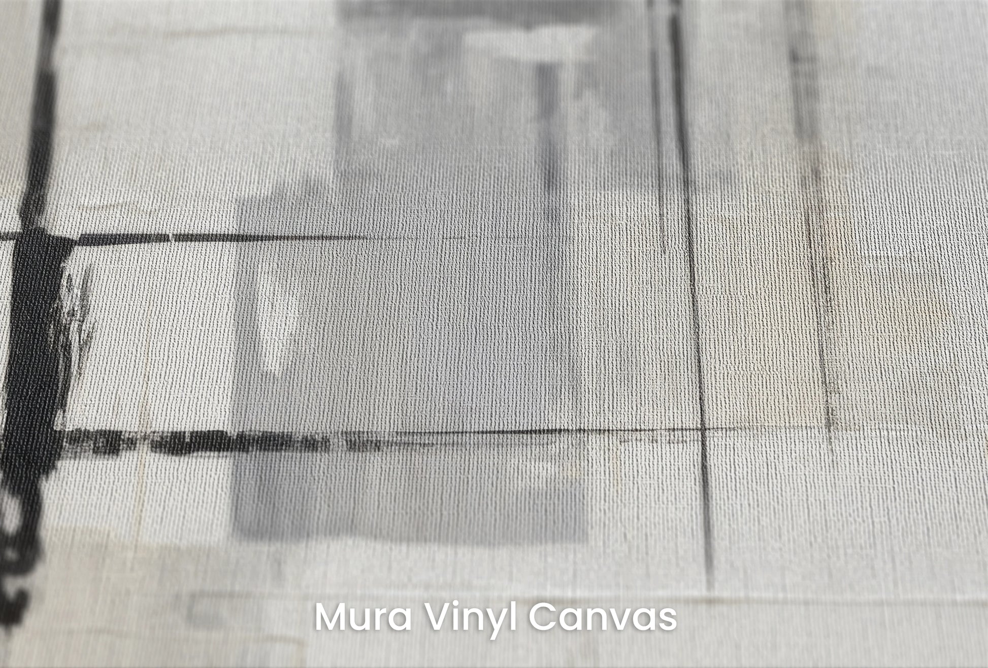 Zbliżenie na artystyczną fototapetę o nazwie Dynamic Clarity na podłożu Mura Vinyl Canvas - faktura naturalnego płótna.
