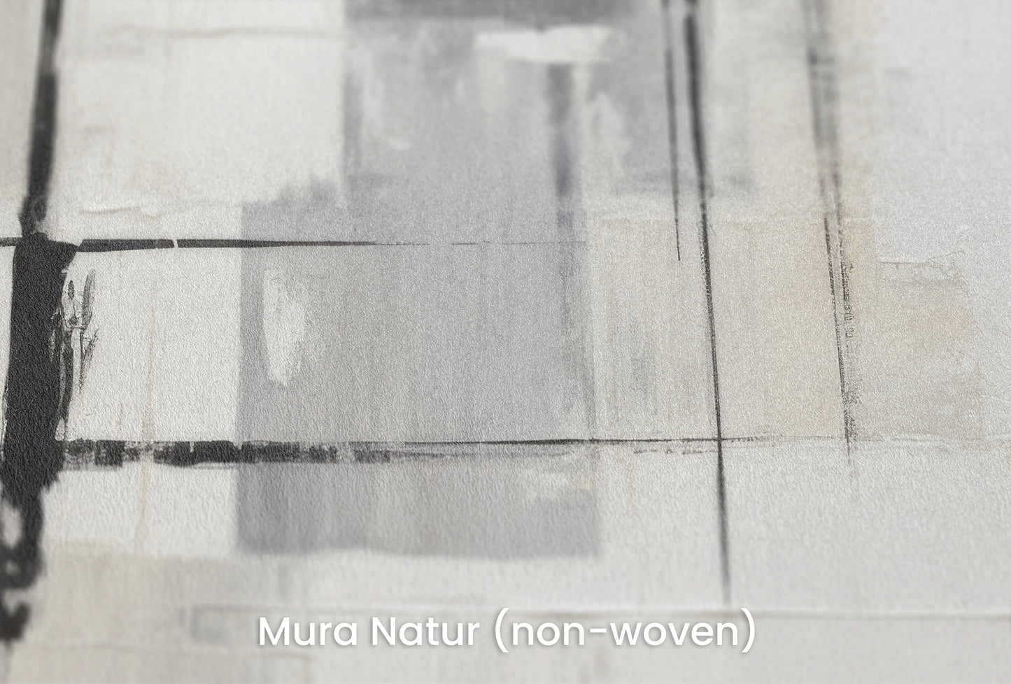 Zbliżenie na artystyczną fototapetę o nazwie Dynamic Clarity na podłożu Mura Natur (non-woven) - naturalne i ekologiczne podłoże.