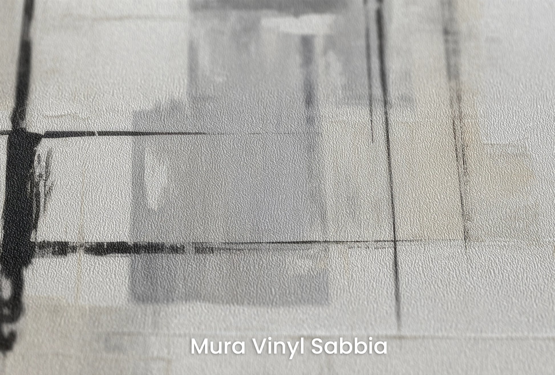 Zbliżenie na artystyczną fototapetę o nazwie Dynamic Clarity na podłożu Mura Vinyl Sabbia struktura grubego ziarna piasku.