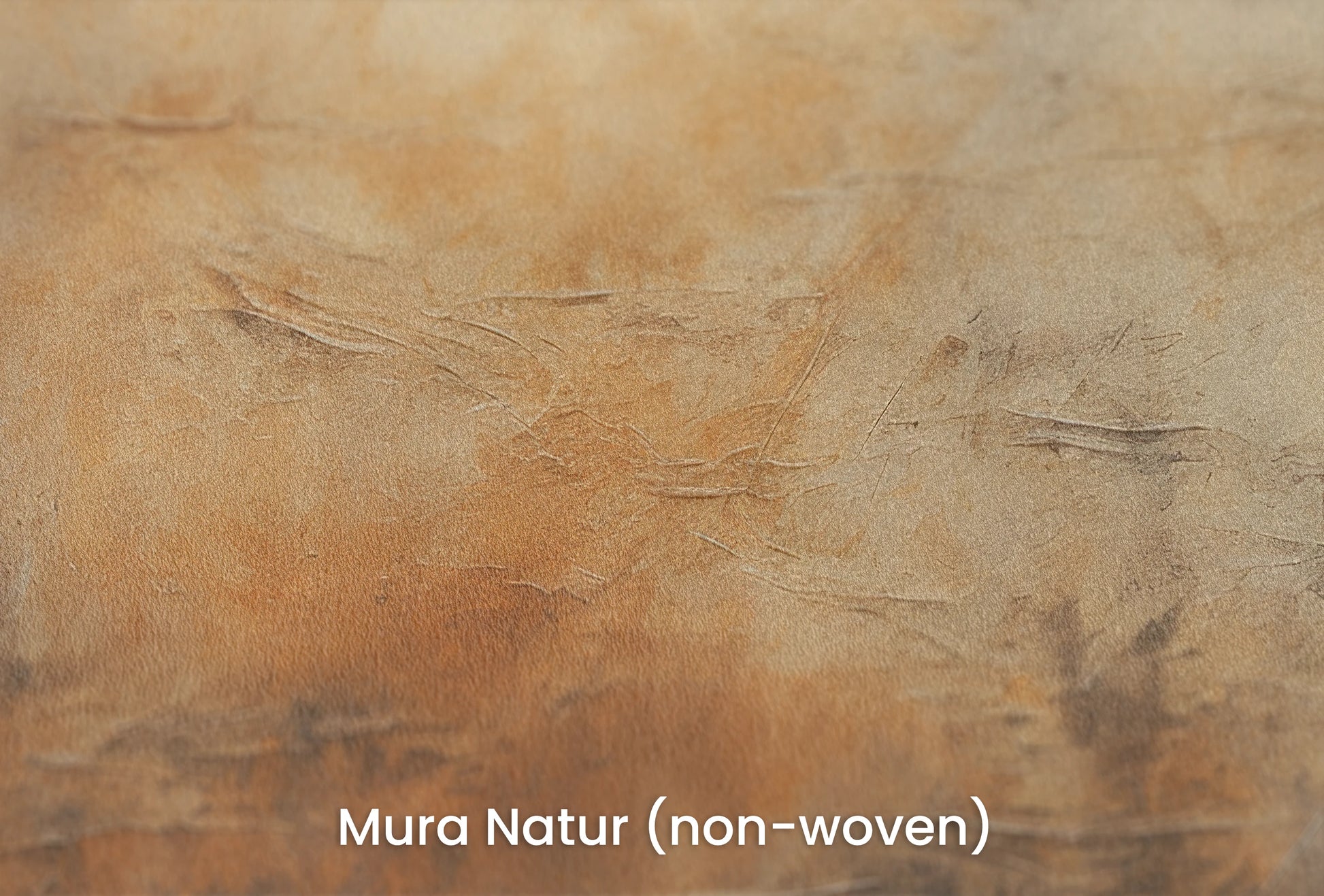 Zbliżenie na artystyczną fototapetę o nazwie Golden Haze #2 na podłożu Mura Natur (non-woven) - naturalne i ekologiczne podłoże.