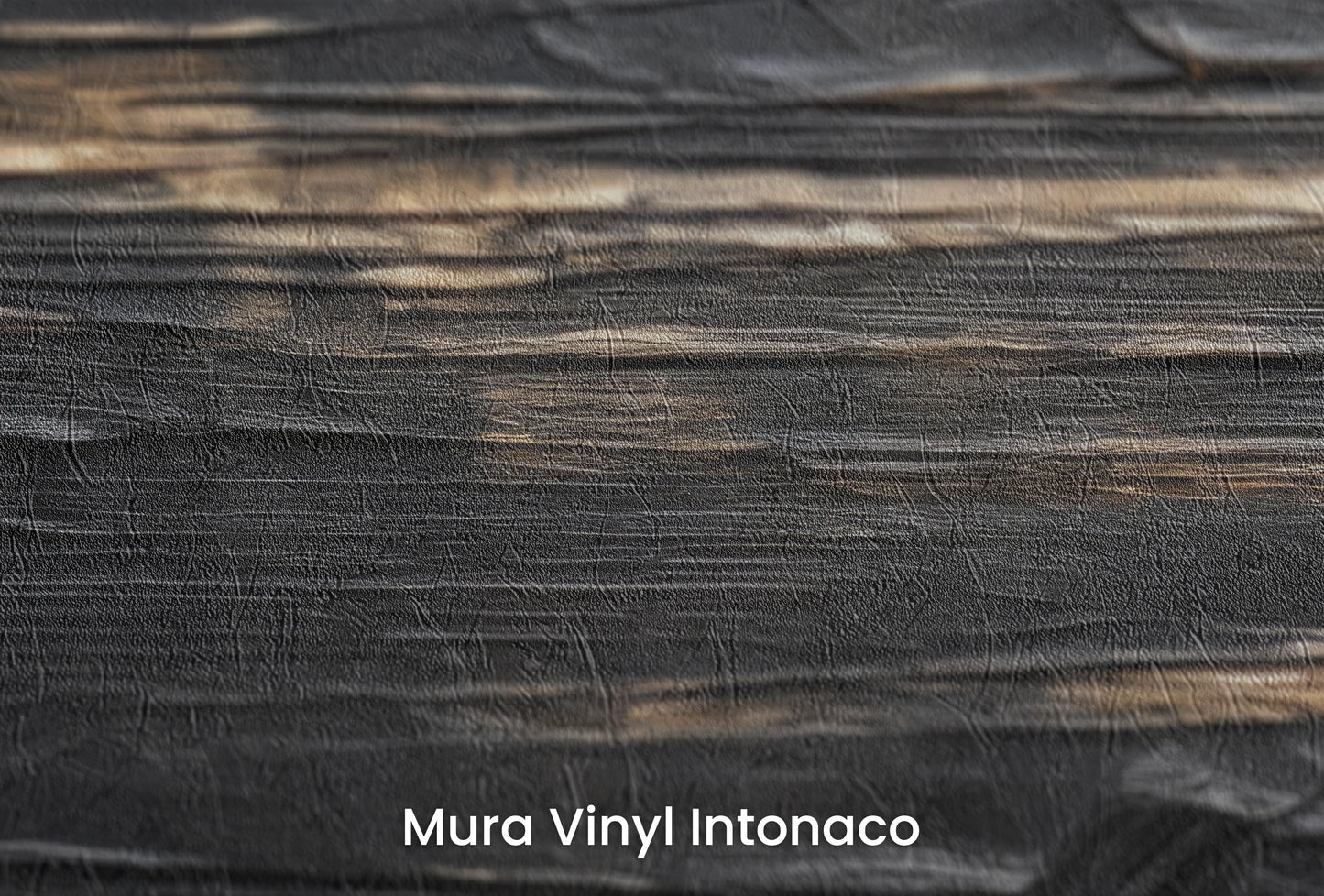 Zbliżenie na artystyczną fototapetę o nazwie Textured Depths na podłożu Mura Vinyl Intonaco - struktura tartego tynku.