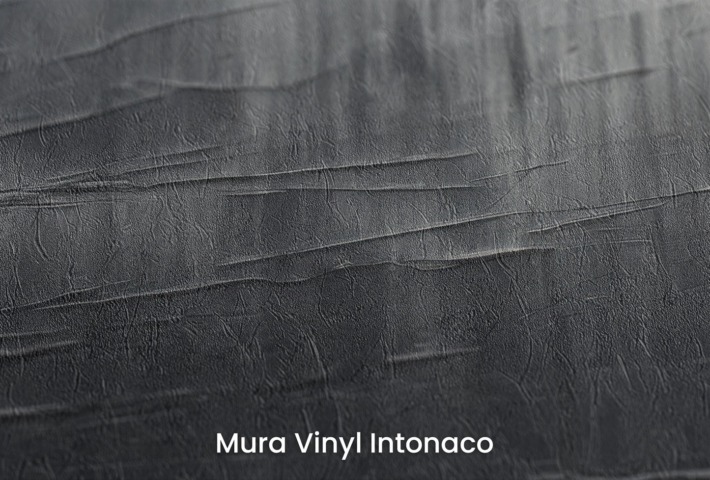 Zbliżenie na artystyczną fototapetę o nazwie Silver Strokes na podłożu Mura Vinyl Intonaco - struktura tartego tynku.