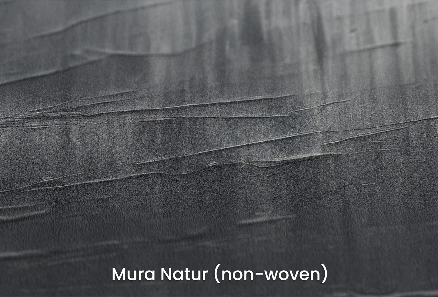 Zbliżenie na artystyczną fototapetę o nazwie Silver Strokes na podłożu Mura Natur (non-woven) - naturalne i ekologiczne podłoże.