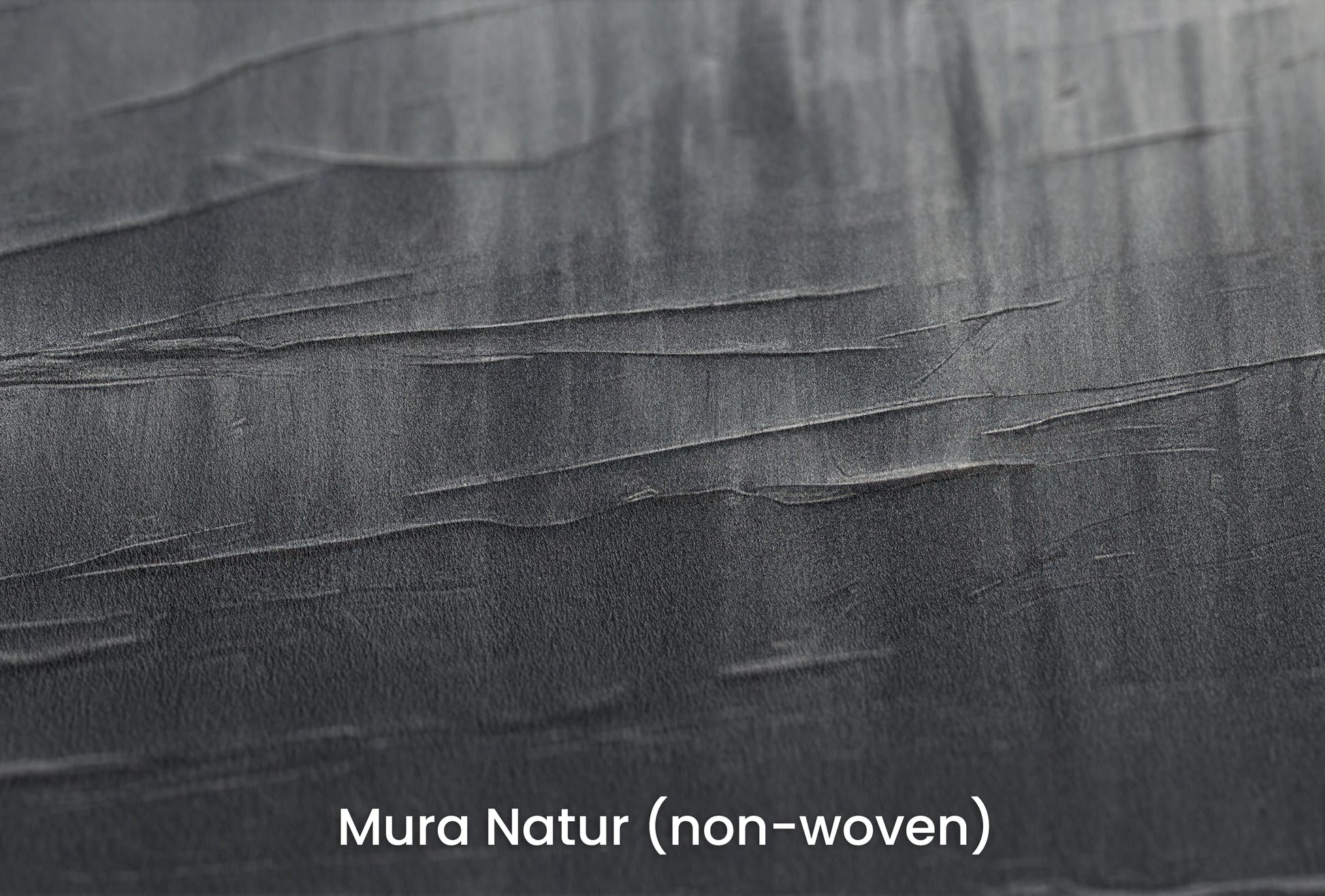 Zbliżenie na artystyczną fototapetę o nazwie Silver Strokes na podłożu Mura Natur (non-woven) - naturalne i ekologiczne podłoże.