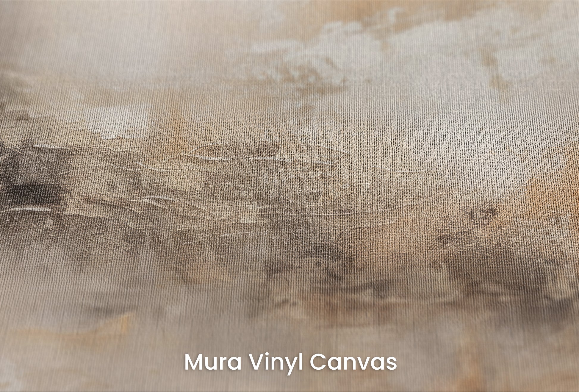 Zbliżenie na artystyczną fototapetę o nazwie ECHOES OF DAWN na podłożu Mura Vinyl Canvas - faktura naturalnego płótna.