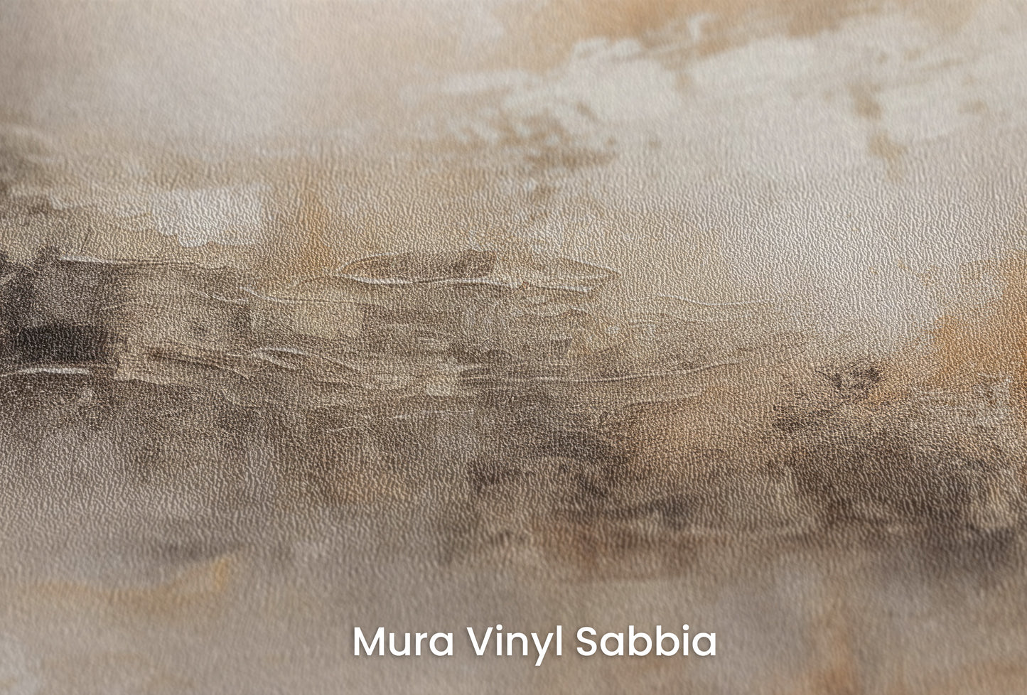 Zbliżenie na artystyczną fototapetę o nazwie ECHOES OF DAWN na podłożu Mura Vinyl Sabbia struktura grubego ziarna piasku.