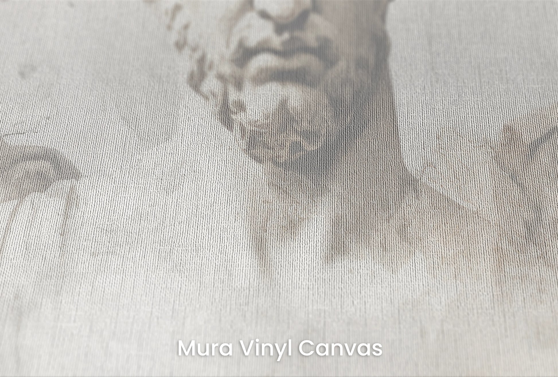 Zbliżenie na artystyczną fototapetę o nazwie Apollo's Melody na podłożu Mura Vinyl Canvas - faktura naturalnego płótna.