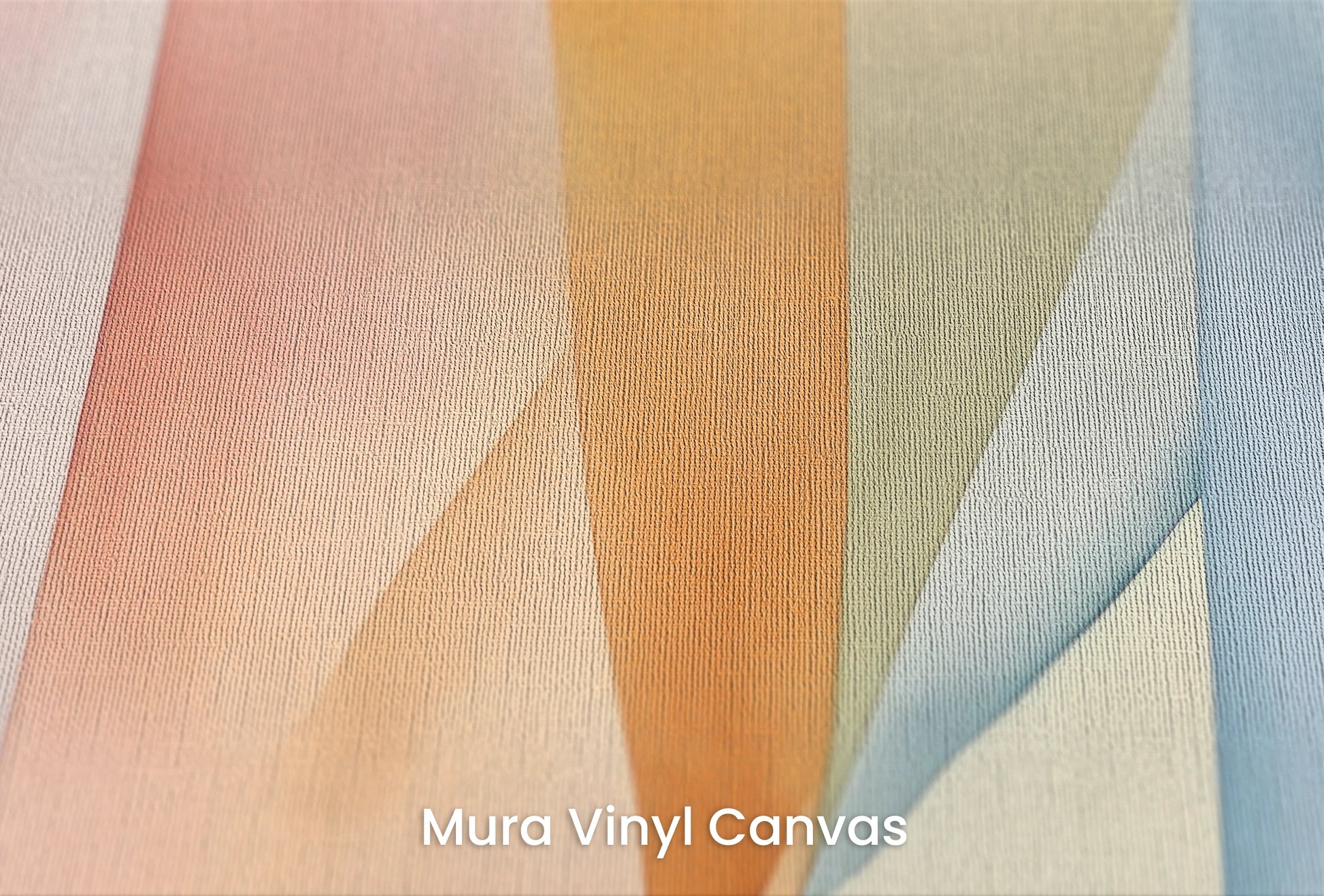 Zbliżenie na artystyczną fototapetę o nazwie Pastel Whirl na podłożu Mura Vinyl Canvas - faktura naturalnego płótna.