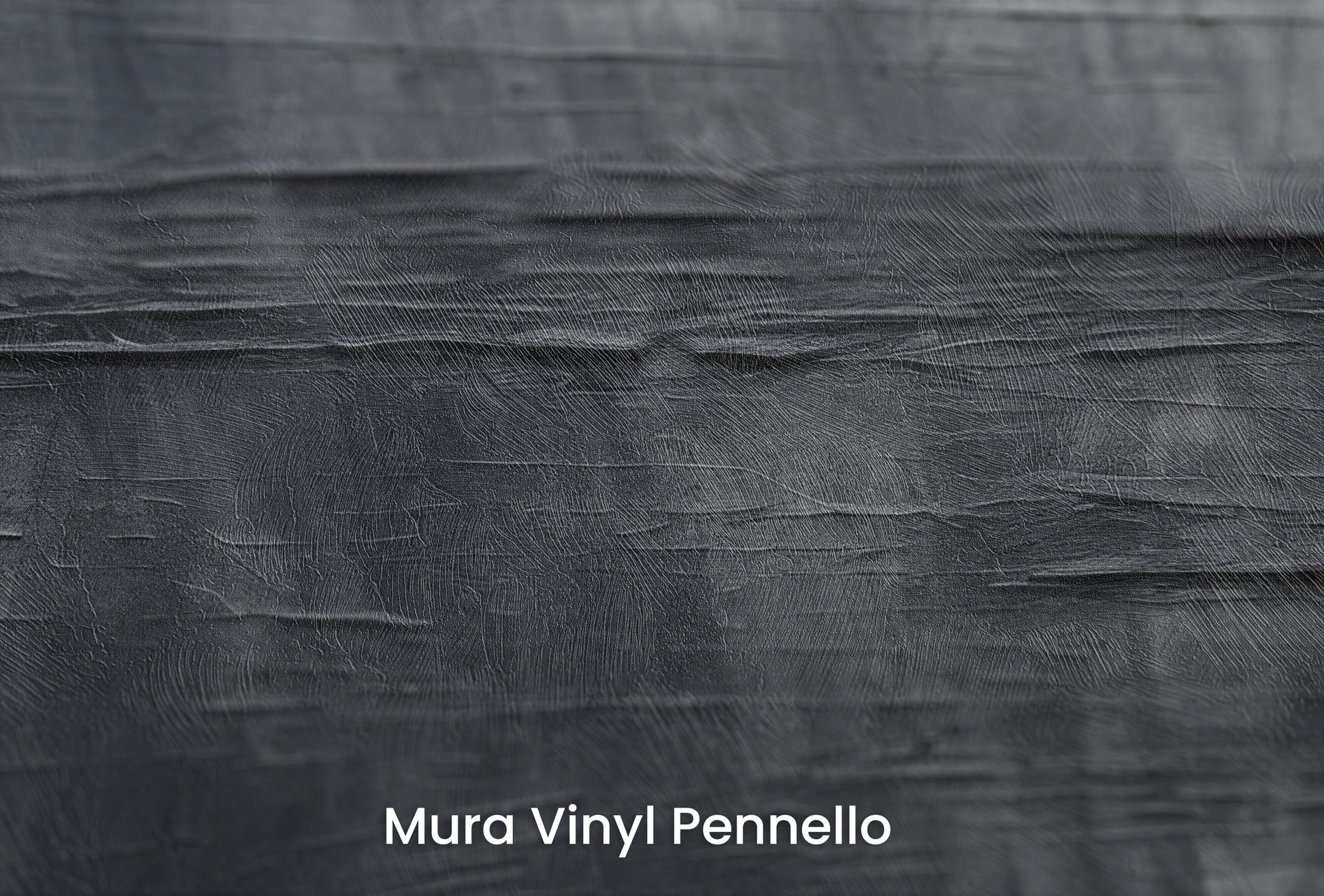Zbliżenie na artystyczną fototapetę o nazwie Canvas Grayscale na podłożu Mura Vinyl Pennello - faktura pociągnięć pędzla malarskiego.