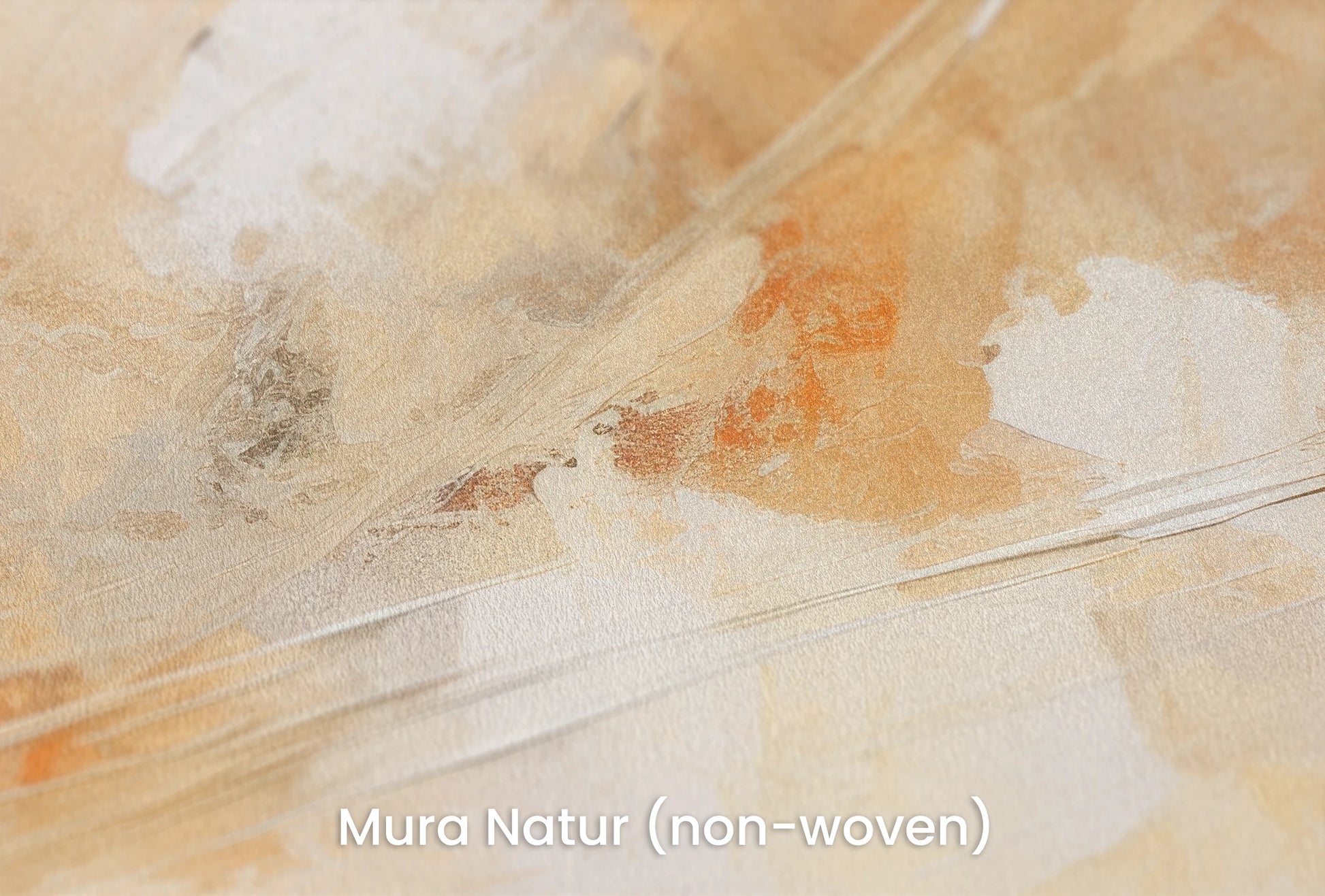 Zbliżenie na artystyczną fototapetę o nazwie Sunrise Abstract na podłożu Mura Natur (non-woven) - naturalne i ekologiczne podłoże.