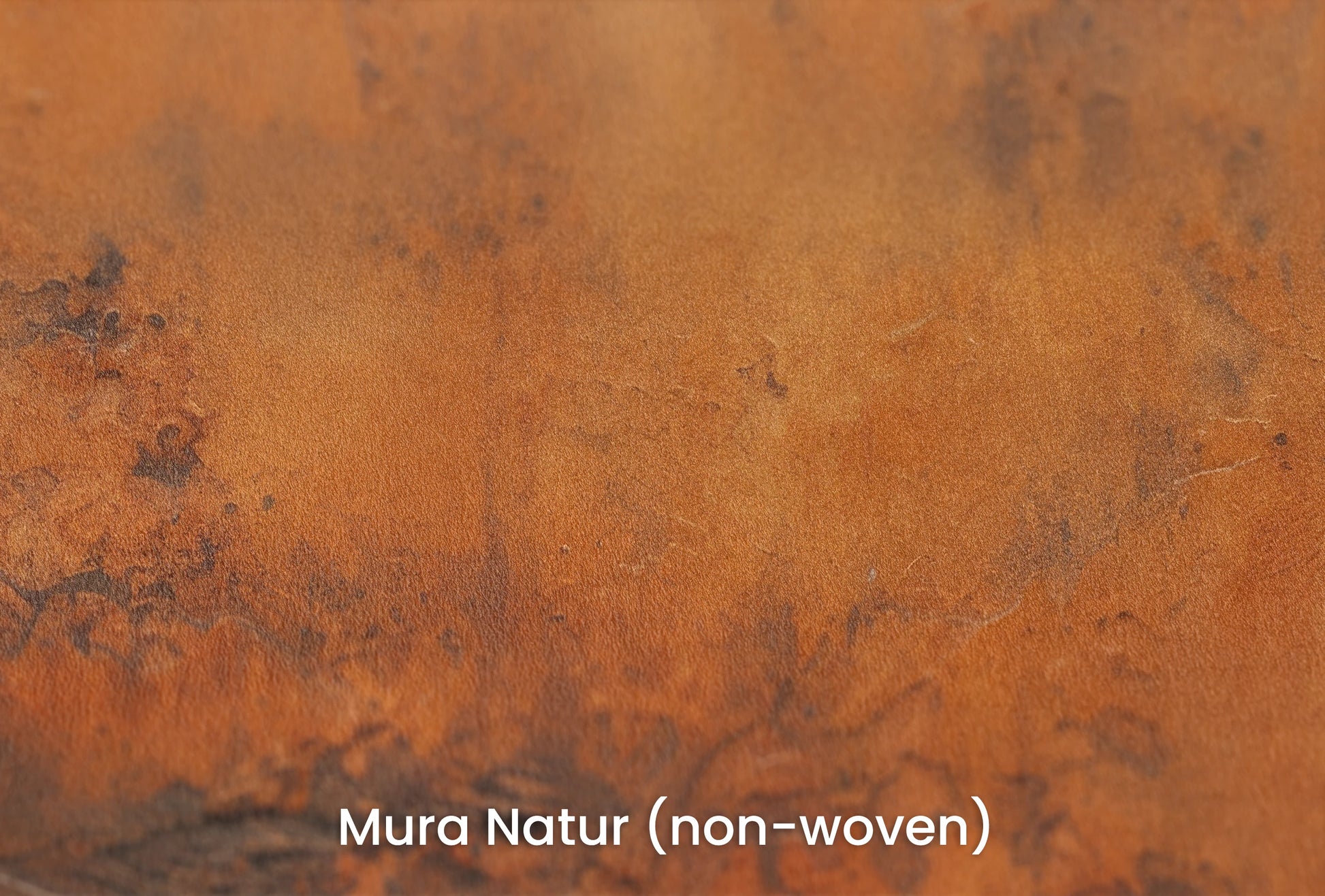 Zbliżenie na artystyczną fototapetę o nazwie Rustic Copper na podłożu Mura Natur (non-woven) - naturalne i ekologiczne podłoże.