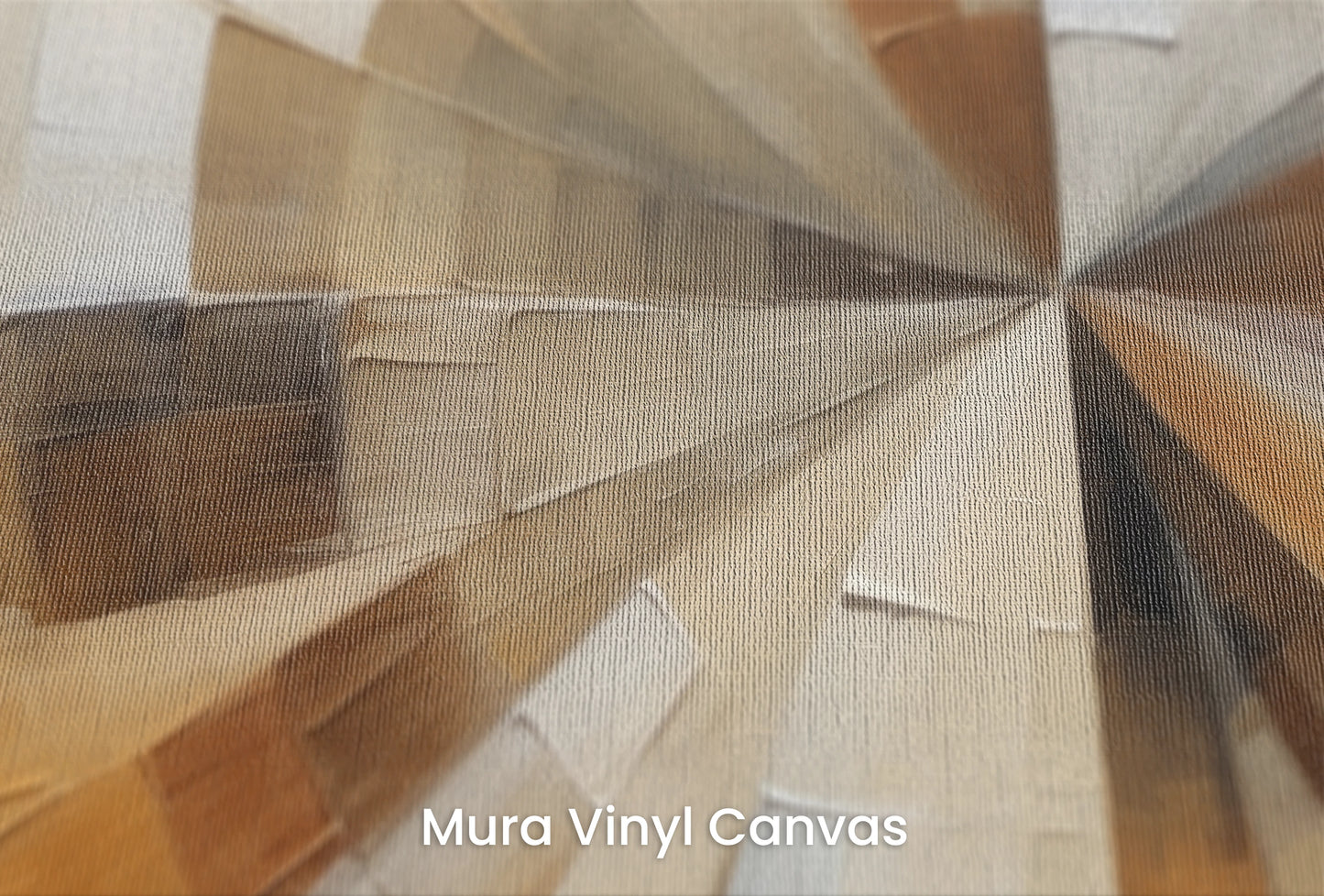 Zbliżenie na artystyczną fototapetę o nazwie Burst of Harmony na podłożu Mura Vinyl Canvas - faktura naturalnego płótna.