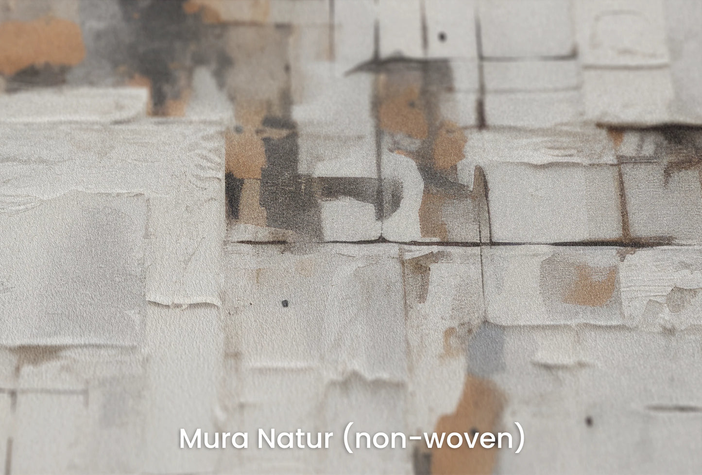 Zbliżenie na artystyczną fototapetę o nazwie Weathered Charm na podłożu Mura Natur (non-woven) - naturalne i ekologiczne podłoże.