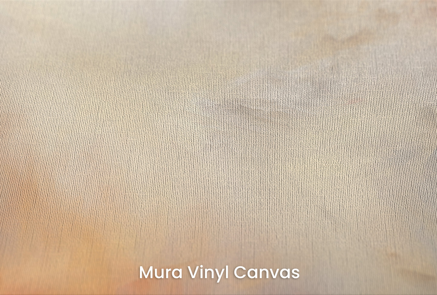Zbliżenie na artystyczną fototapetę o nazwie FIRST LIGHT na podłożu Mura Vinyl Canvas - faktura naturalnego płótna.