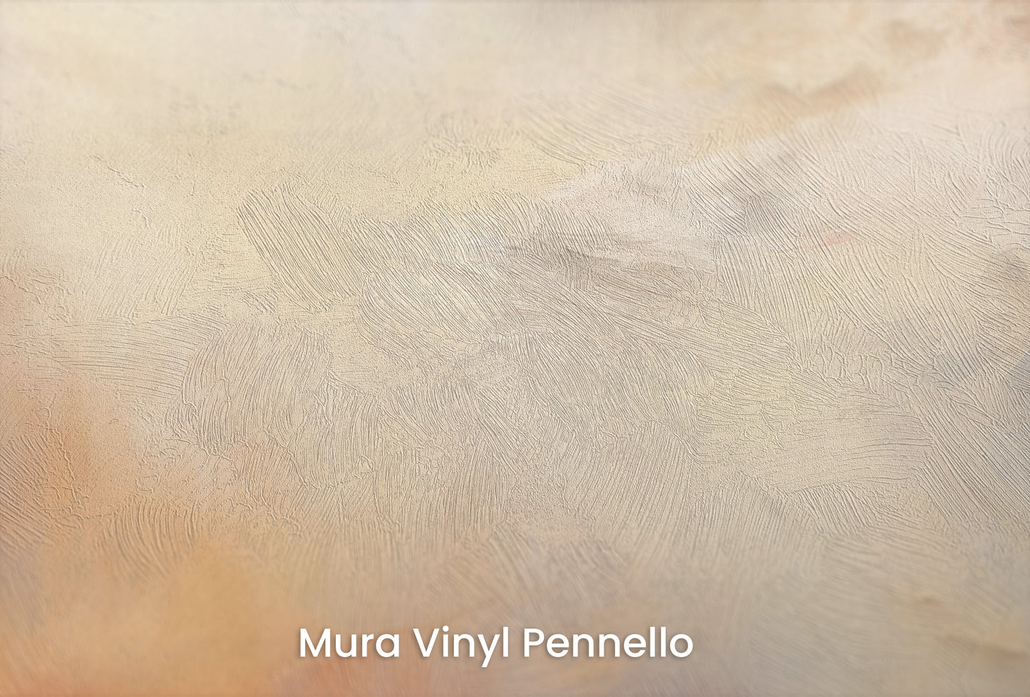 Zbliżenie na artystyczną fototapetę o nazwie FIRST LIGHT na podłożu Mura Vinyl Pennello - faktura pociągnięć pędzla malarskiego.