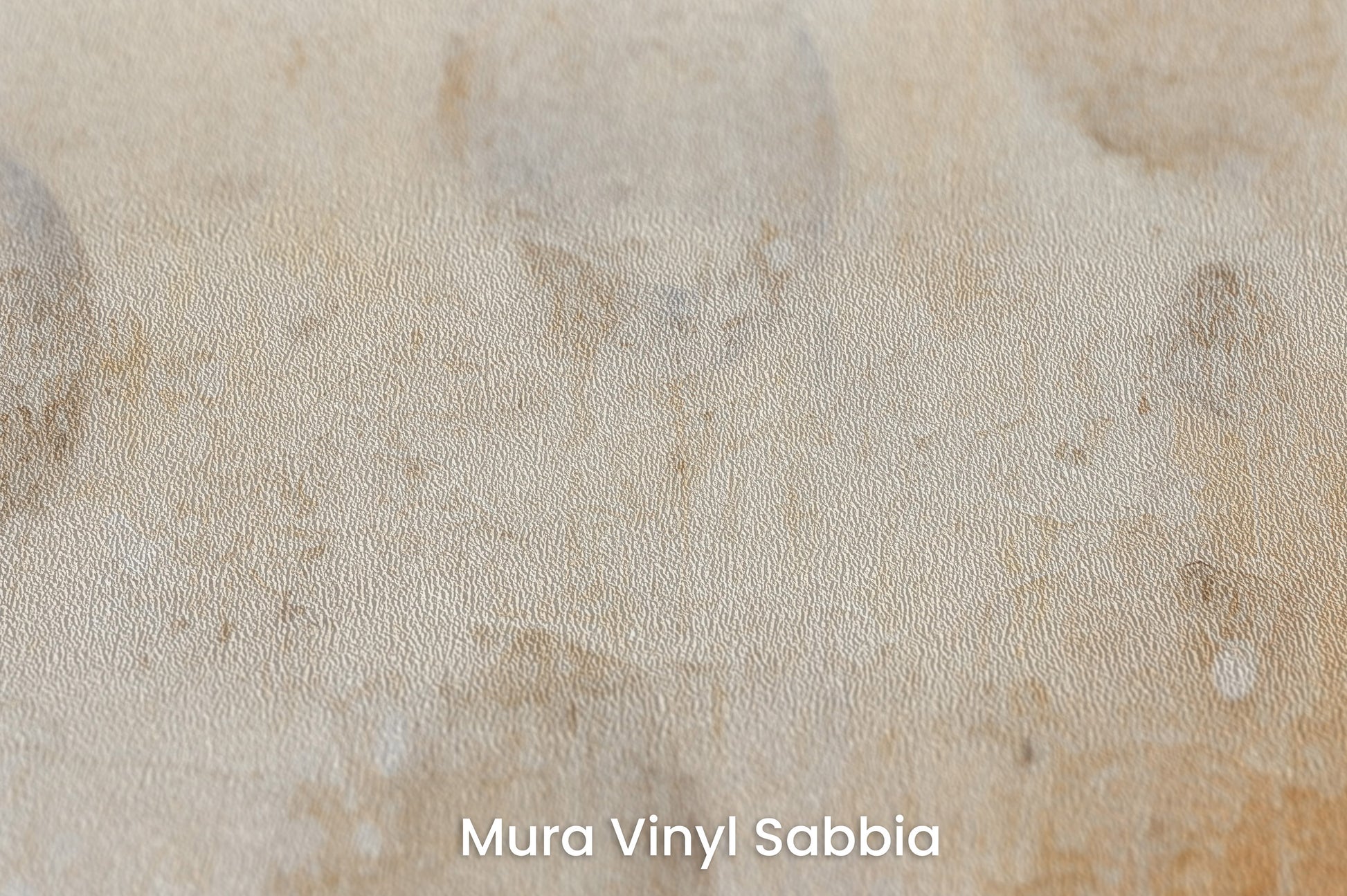 Zbliżenie na artystyczną fototapetę o nazwie SUNBLEACHED SOLAR FLARES na podłożu Mura Vinyl Sabbia struktura grubego ziarna piasku.